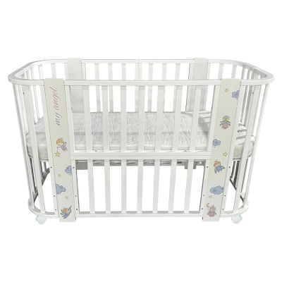 Кровать детская доской с поперечным маятником Антел Ariel 5 в 1 Ангелочки 01 Кровать детская доской с поперечным маятником Антел Ariel 5 в 1 Ангелочки 01